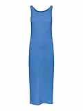 Pieces Damen Pcluna Sl Maxi Dress Sa Bc Kleid, Marina, M EU