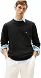 Tommy Hilfiger Herren Sweatshirt Essential Fleece Crew Neck Regular Fit, Schwarz (Black), XXL