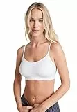 Jockey Modern Micro Seamfree Bralette – Damen BH ohne Bügel, gepolstertes Bustier mit herausnehmbaren Cups, Nahtlose Unterwäsche, schmale verstellbare Träger, in Weiß