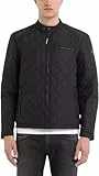 Replay Herren Steppjacke Übergangsjacke ohne Kapuze, Black 098 (Schwarz), XL