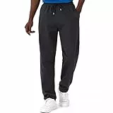 ROSS CAMP Jogginghose Herren – Sporthose Lang Baumwolle, Freizeithose Trainingshose, Sweatpants Jogger, Laufhose Breite Modern(Anthrazit, XL)