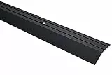 Effector Übergangsleiste zum Schrauben, 90 cm, 39x10 mm, Schwarz, Übergangsprofil Höhenausgleich, Eloxiertes Aluminium Winkelprofil, Gelocht, Abschlussprofil
