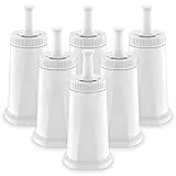 ARETHONE Wasserfilter Ersatz für Sage Kaffeevollautomat, 6 Stück Ersatz für Sage Barista Express Pro Wasserfilter, Water Filter für SES810/SES880/SES920/SES980/SES990/SES875/SES008/BES008