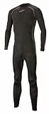 Alpinestars Ride Tech Lite 1-teiliger Unteranzug, Motorrad Unterwäsche für Herren und Damen, Funktionsunterwäsche, Atmungsaktiv, Strapazierfähig, Schwarz/Rot, XL-XXL