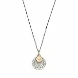 Emporio Armani Halskette Für Frauen , Länge: 450mm +/- 5mm / Größe Anhänger: 15mm X 15mm X 2mm Multi Sterling Silber Halskette, EG3374040