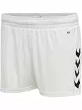 hummel Damen Hmlcore Xk Poly Woman Shorts, Weiß, M EU