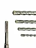 Professionelle SDS-MAX Bohrer Set: Ø10-40mm, Längen 600-1000mm - Hochleistungsbohrer für Beton, Stein, Fliesen - für Profis & Heimwerker - NUR für SDS-Max Aufnahmen!!! (Ø 38mm, 600mm)