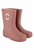 Mikk-line Gummistiefel Kinder 27 | Burlwood Regenstiefel mit Reflektierenden Details - Wasserdichte Kinderstiefel, Leicht und Rutschfest | Komfortable Allwetter Kinderstiefel