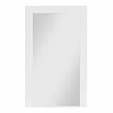 trendteam smart living - Kito - Wandspiegel - Weiß/Weiß Hochglanz - Garderobenspiegel mit Umrahmung - (BxHxT) 58 x 95 x 2 cm