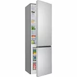 Bomann® Kühlschrank mit Gefrierfach | Energieklasse C | 176cm | LowFrost | 5 Jahre Kompressor-Garantie | Kühl Gefrierkombination leise | Türanschlag wechselbar | Kühlgefrierkombi | KG 7369 silber