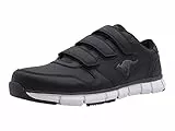 KangaROOS Unisex-Erwachsene K-BlueRun 700 V B Sneaker, Black/Dark Grey 0522, 44 EU