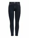 JDY Damen Jdyfina Mw Skinny Ankle JNS Blueblackdnm, Blue Black Denim, S / 32L EU