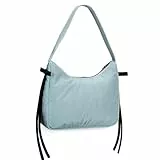CHAMAIR Nylon Halbmond Tasche Damen Umhängetasche Klein Y2k Tasche Teenager Mädchen Schleifen-Design Damenhandtasche Handbag Damen-Schultertaschen Cute Bag Unterarmtasche Shoulder Bag