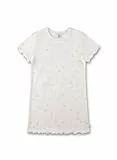 Sanetta Mädchen-Nachthemd Off-White | Nachhaltiges und angenehmes Nachthemd aus Baumwolle für Mädchen. Nachtwäsche für Mädchen 128
