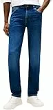 Tommy Hilfiger Herren Straight Denton Jeans Washes Gerade, Denim (Dark Blue), 34W / 32L