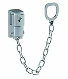 Olympia TK 20 Türkette Sicherheitskette Kettenschloss Türkette aus Edelstahl Türsicherung, Silber, 7055