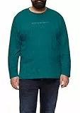 s.Oliver Meliertes Longsleeve aus Jersey mit Logo-Print