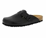 Lico Herren Bioline Clog Pantoletten, Schwarz, 47 EU