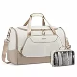 LOVEVOOK Sporttasche Damen 57L Groß Reisetasche mit Schuhfach & Nassfach, Gym Bag Schwimmtasche Saunatasche Handgepäck Tasche für Sport Fitness Training Reisen, Wasserdicht Travel Duffle Bags