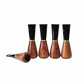 MUXIANG Zigarrenmundstück-Halter Spitze 5 Größen Set für Männer und Frauen Holz Zigarrenhalter 9mm Papierfilter B-Form BE0152-505G