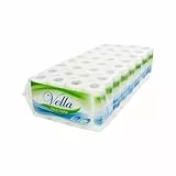 Vella Toilettenpapier 64 Rollen – 3-lagig, Extra Weich & Saugstark – 150 Blatt/Rolle – Zellstoff, Parfümfrei – Großpack (64 Stück) – Perfekt für Zuhause, Familie, Büro & Eventbedarf