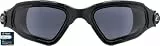 Cressi Schwimmbrille Clear Eyes - Antibeschlag & UV-Schutz beim Schwimmen & Triathlon - Nasenschutz - Schwimmzubehör - Taucherbrille Erwachsene - Schwarz/Schwarz Rauchgläser - Einheitsgröße