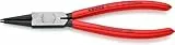 KNIPEX Sicherungsringzange für Innenringe in Bohrungen mit Kunststoff überzogen schwarz atramentiert 180 mm, 44 11 J2
