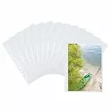 HERMA 7589 Fotohüllen für Ordner, 10 Stück, 20x30 cm, 1 Fach, beidseitig bestückbare Fotophan Fotosichthüllen Sammelhüllen Postkartenhüllen Prospekthüllen mit Eurolochung, weiß