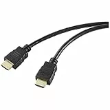 Speaka Professional HDMI Anschlusskabel HDMI-A Stecker, HDMI-A Stecker 3.00 m Schwarz SP-10481296 8K UHD, PVC-Mantel HD