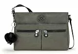 Kipling New Angie Kleine Umhängetasche, Green Moss (Grün)