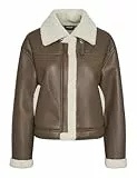 PIECES Pcjanelle Short Jacket W. Fur