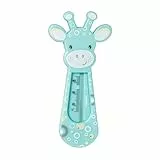 BabyOne Schwimmendes Badethermometer, Design: Giraffe, babysicher, Analog