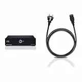 Oehlbach XXL Powerstation 909 - High-End HiFi Mehrfach-Steckdose - schwarz & Oehlbach Powercord C13 / 300 - Netzkabel mit Schukostecker & Kaltgerätekupplung - Hochflexibel - 3m - schwarz