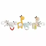 Fehn Kinderwagenkette Baby Mobile Loopy & Lotta – Babymobile Kette mit süßen Anhänger Figuren - Babyspielzeug zum flexiblen Aufhängen - Kinderwagen Spielzeug für Babys und Kleinkinder ab 0+ Monaten
