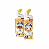 WC-Ente Total Aktiv Gel, Flüssiger WC-Reiniger, Toilettenreiniger, Citrus Splash (erfrischender Zitronen-Duft), 750 ml (Packung mit 2)