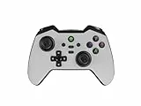 Genesis Mangan 400 Kabelloser Gaming Controller – Bluetooth Gamepad für PC, Mac OS, Nintendo, Asus Rog Ally, Android & iOS, Vibrationsfeedback, Turbo-Funktion, starker Akku zu 15 Stunden, weiß
