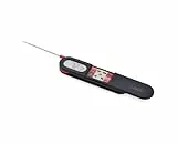Joseph Joseph ThermaPoint Präzises digitales Lebensmittelthermometer, Edelstahl Sonde, Sofort ablesbar, Einfach ablesbares Display, Batterie enthalten