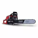Scheppach Benzin Kettensäge PCS56 mit 51cm Schwertlänge & Easy Start | 2 Takt Motor - 3,1PS Leistung | 47cmØ Schnittstärke | 22 m/s Schnittgeschwindigkeit | 56cm³ Hubraum | autom. Kettenschmierung