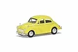 Morris Minor 1000, Highway Yellow, Modell zum 60. von Corgi