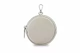 stylx Fashion You Want Damen Münzbörse aus echtes Leder, kleine Geldbörse mit Reißverschluss, Mini Portemonnaie Coin Pocket für Frauen Mädchen Kinder (Off-White)