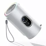 JMGO PicoPlay 1080P Smart Mini Beamer, GTV, Lizenziertes Netflix, 400 ISO Lumen, 8W Dolby Digital, 3D, HDR10, Tragbarer Projektor mit WiFi & Bluetooth für Zuhause, Outdoor, inkl. Optischem Filter