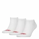 Levi's Unisex Sneaker Socks, White, 39/42