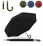 Sapor Design Regenschirm Stockschirm sturmfest Auf-Automatik windsicher | XXL groß & stabil für 2 Personen Damen & Herren | Golfschirm Reise – 123 cm Ø elegant | SAPOR CLASSIC