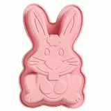 WishesMar Silikonform Form einer Kaninchen Flexible Backform Antihaft Küche Besondere Silikonbackform Tortenformen Kuchenbackform Silikon Form für Brot, Torte, Cake, Backen, Große Gelee