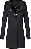 ONLY Damen Mantel Jacke Sedona Light Coat Parka Übergang Frühling (M, schwarz (Black))