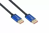 Good Connections SmartFLEX Ultra-High-Speed HDMI 2.1 Kabel - 8K UHD-2 / 4K UHD - KUPFERLEITER, Aluminiumgehäuse - HOCHFLEXIBEL - dunkelblau - pvc-mantel- 2 m, 4521-SF020B