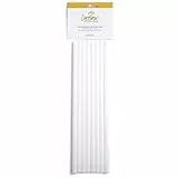 DECORA 9260156 8ER-Pack TORTENSTÜTZEN AUS PP NEUTRAL Ø 8 MM X 30 cm, Plastik, Transparent