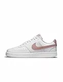 Nike Damen Court Vision Low Next Nature Sneaker, White/PINK Oxford, 40 EU