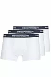 Emporio Armani Underwear Herren Retroshorts, Weiß (Bianco 00110), XX-Large (Herstellergröße: XXL) (3er Pack)