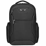 Targus CUCT02BEU Laptop-Rucksack für Geschäftsreisende 15,6 Zoll Ergonomisch – Schwarz 30 Liter. Langlebig, wasser- und verschleißfest